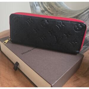 Louis Vuitton Empreinte Black long wallet